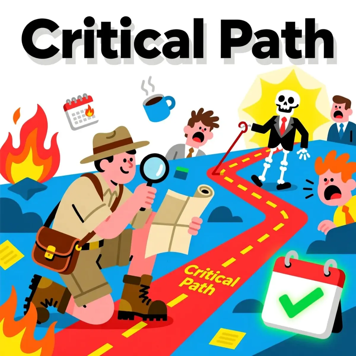 Найти и не сойти: охота на Критический Путь
🕵️‍♀️  
Знакомьтесь, главный диверсант и диктатор всех ваших проектов — Критический Путь | Сетка — социальная сеть от hh.ru