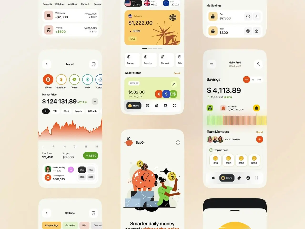 🫶 Подборка UI для вдохновения
🔥 Автор: Tino
🔥 #вдохновение #ui #ux #ресурсы #дизайн #figma #odiz | Сетка — социальная сеть от hh.ru