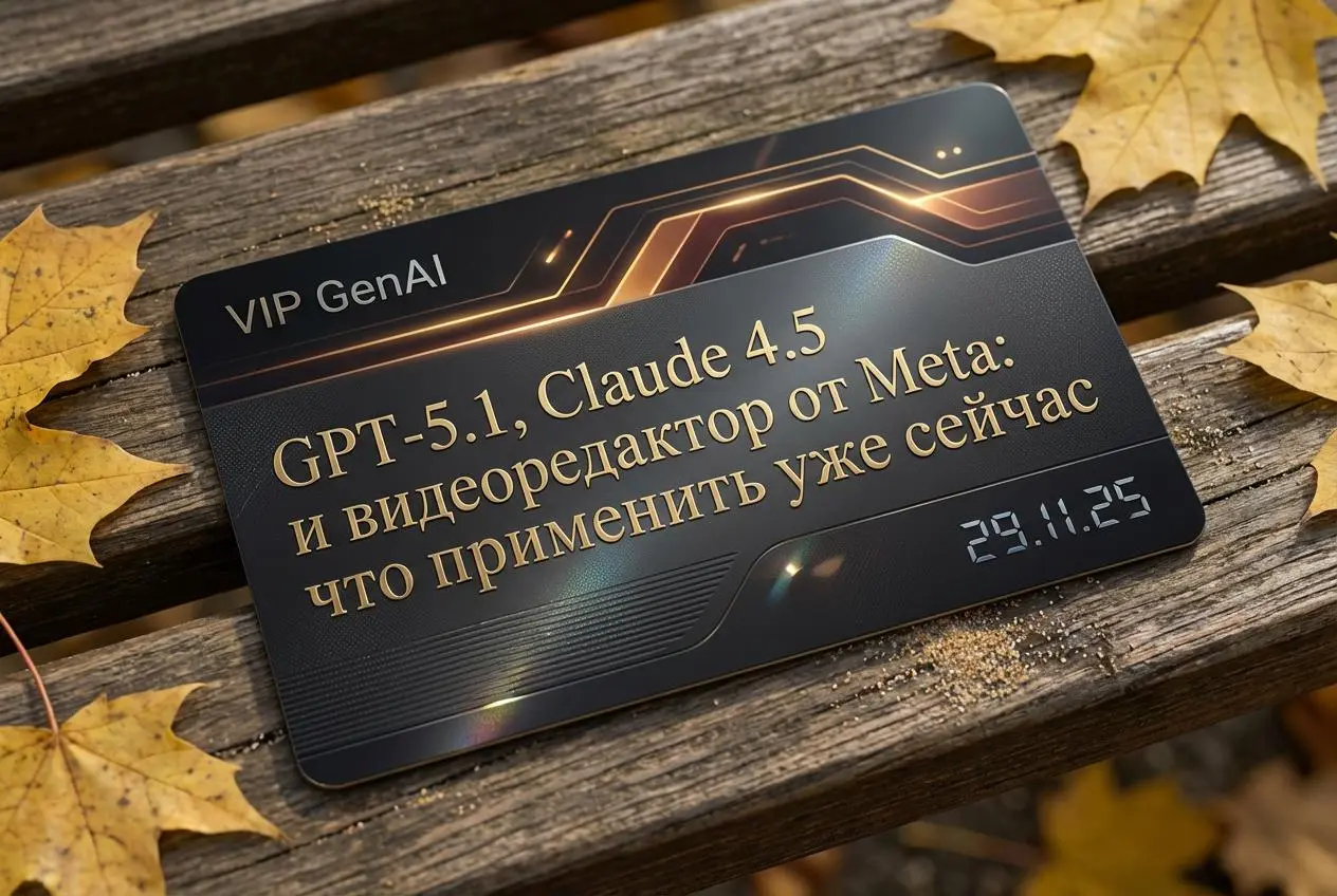 GPT-5.1 для разработчиков: новые инструменты прямо в API
OpenAI запустила GPT-5.1 в API с двумя ключевыми фишками | Сетка — социальная сеть от hh.ru