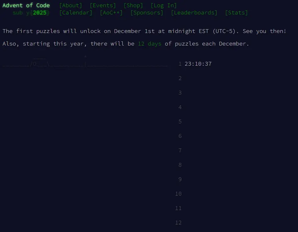 🎄 Advent of Code 2025
Традиционный новогодний челлендж стартует уже завтра | Сетка — социальная сеть от hh.ru