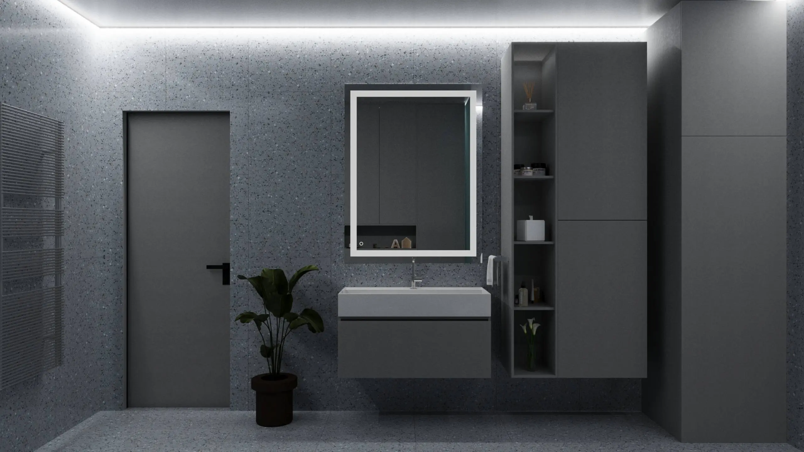 Коллеги, продолжаю рубрику «ищу работу» 👀
Делал тестовое для Zems.pro — визуализацию ванной с их моделями | Сетка — социальная сеть от hh.ru