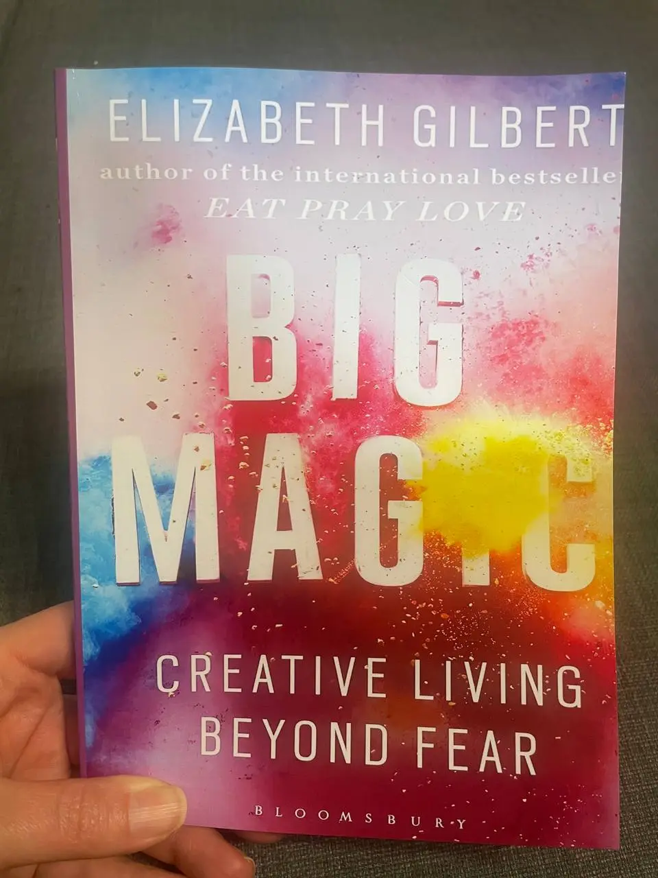 #книга Начала читать замечательную книгу Big Magic Элизабет Гилберт, да той самой, что написала «Ешь, молись, люби» | Сетка — социальная сеть от hh.ru