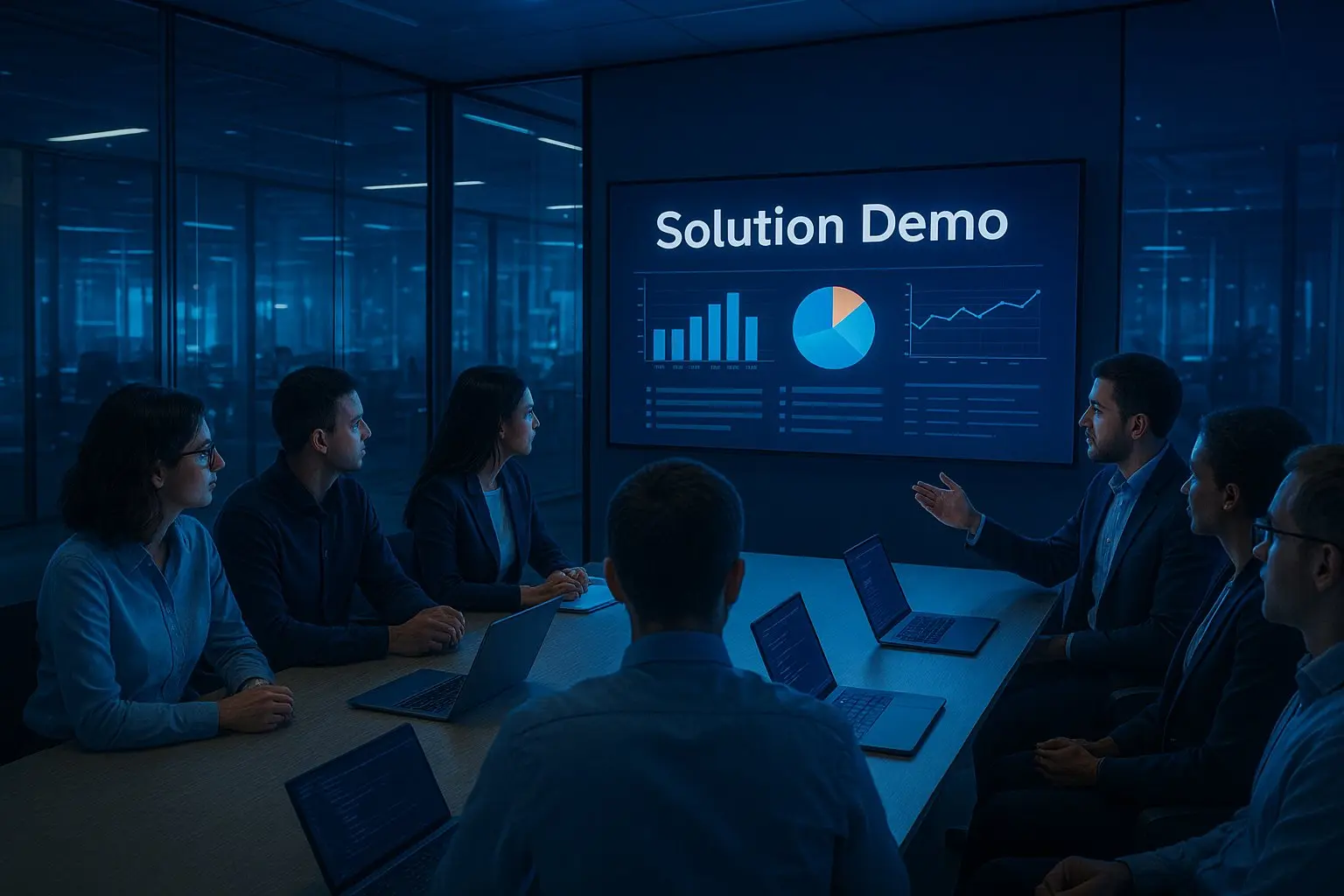 📗 Демонстрация Решения (Solution Demo) — это ключевое событие Solution Train, где объединённые усилия всех ART, поставщиков и участников показываются клиентам и заинтересованным лицам | Сетка — социальная сеть от hh.ru