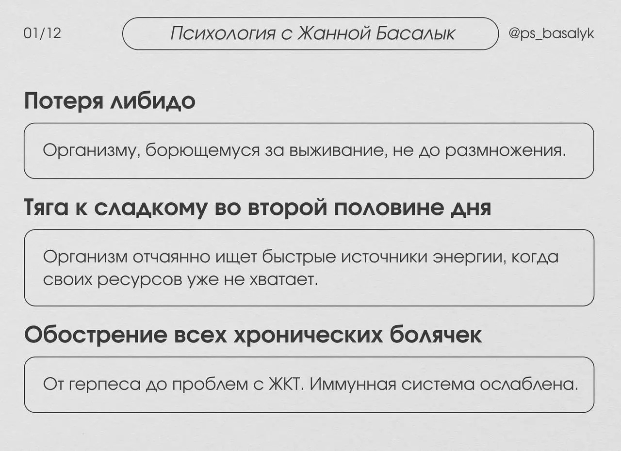 15 признаков дефицита кортизола, которые нельзя игнорировать
Вы просыпаетесь с ощущением, будто не отдыхали вовсе. Кофе не бодрит, а лишь глушит головную боль | Сетка — социальная сеть от hh.ru