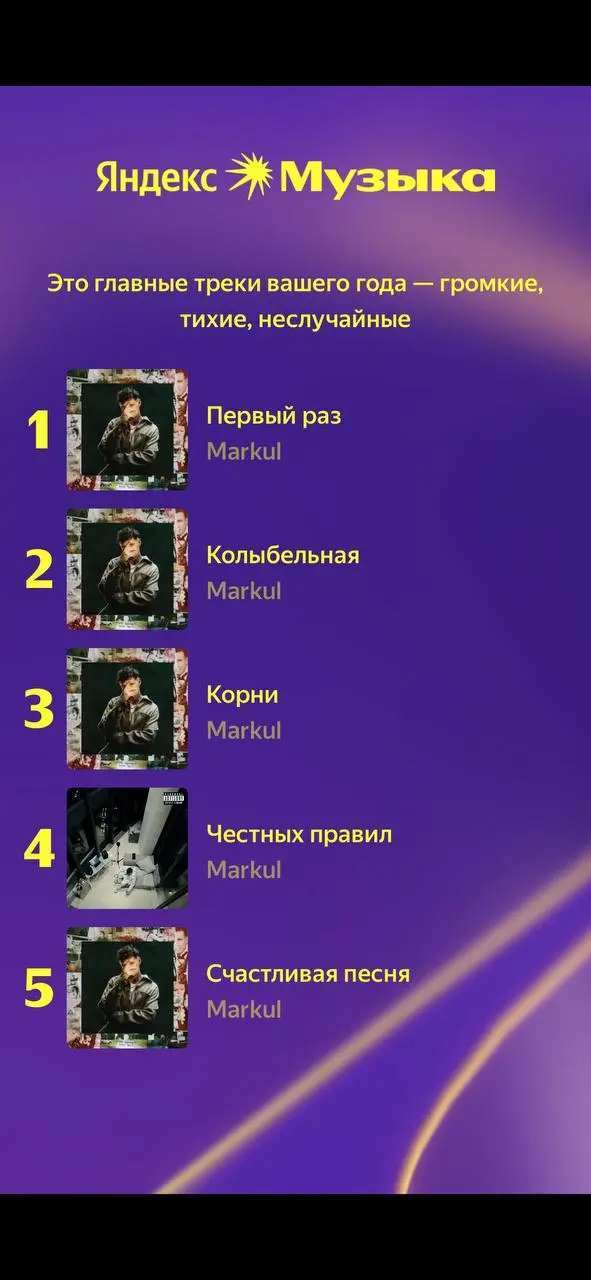 Яндекс музыка подвела итоги года 🎧
делитесь своими результатами в комментариях | Сетка — социальная сеть от hh.ru