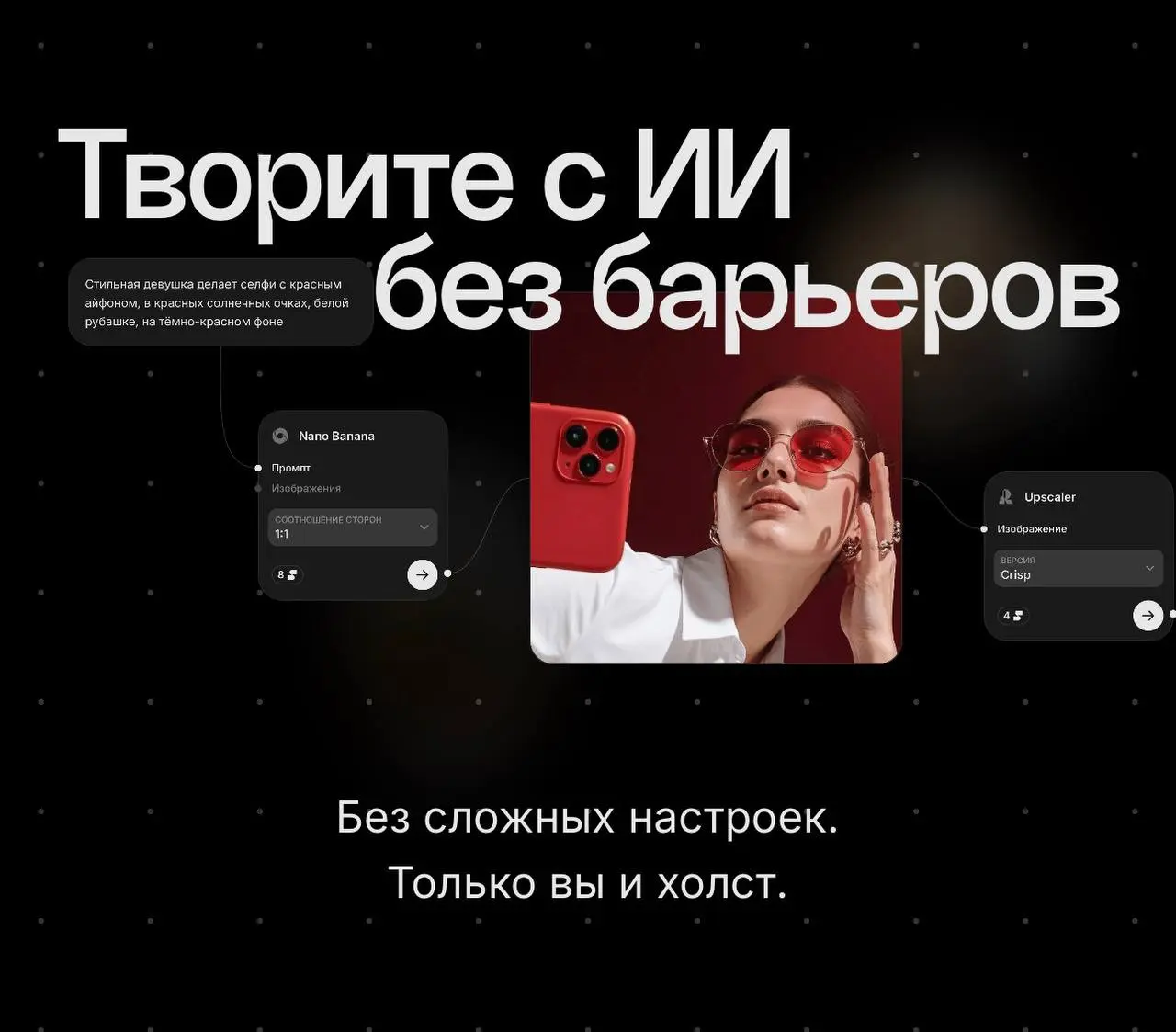 Гибкие генерации на нодах
Уже рассказывал про Strophe инструмент от своих друзей, теперь поздравляю их с выходом из беты | Сетка — социальная сеть от hh.ru