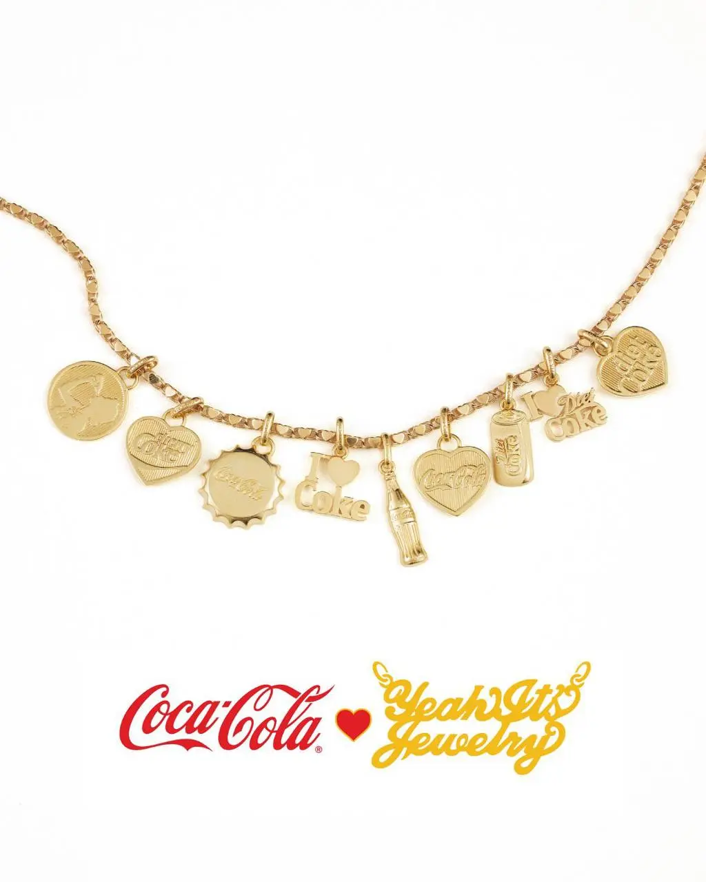 Ювелирные украшения для КОКАКОЛИКОВ выкатил бренд Yeah it’s jewelry в совместке с Coca Cola! Это шармы из 14-каратного золота в форме классической бутылки, крышечки, сердца и банки | Сетка — социальная сеть от hh.ru