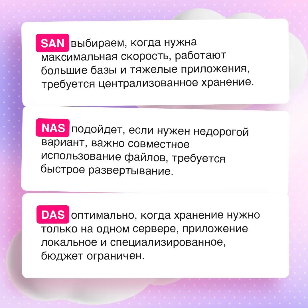 Как хранилище данных влияет на работу бизнеса?
Рост объемов информации требует правильно выбранной системы хранения — от нее зависит скорость сервисов и безопасность данных | Сетка — социальная сеть от hh.ru