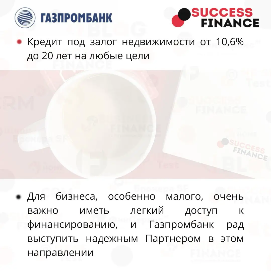 Кредитование под залог недвижимости: предложения Газпромбанка в 2025 году | Сетка — социальная сеть от hh.ru