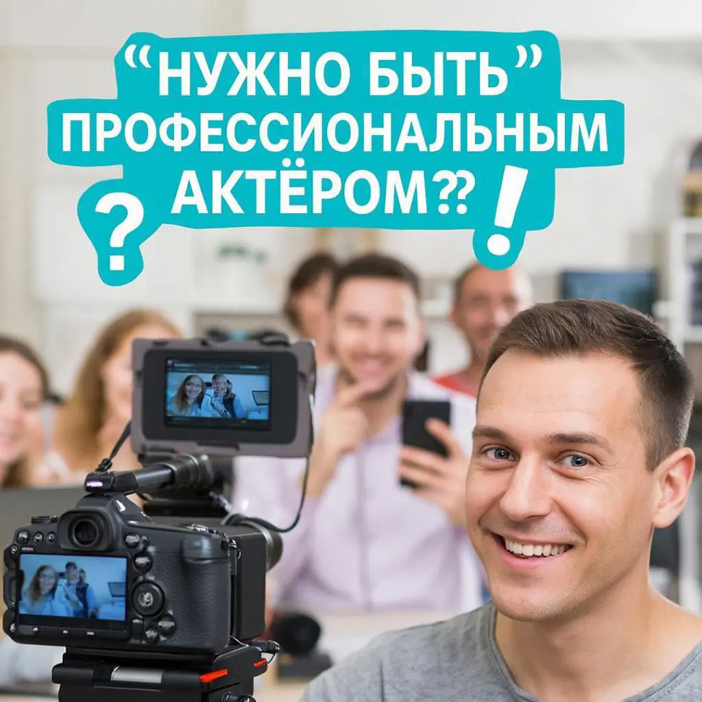 Миф 2. Нужно быть профессиональным актёром | Сетка — социальная сеть от hh.ru