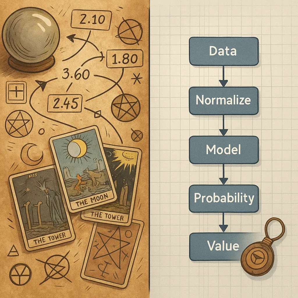 Как выглядит честная AI-система для ставок, если её собирают инженеры, а не шаманы
Когда начинаешь разбираться в теме ставок глубже, чем «а что букмекеры сегодня дают?», довольно быстро приходит одно ... | Сетка — социальная сеть от hh.ru