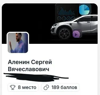 Занял 8 место из 270 | Сетка — социальная сеть от hh.ru