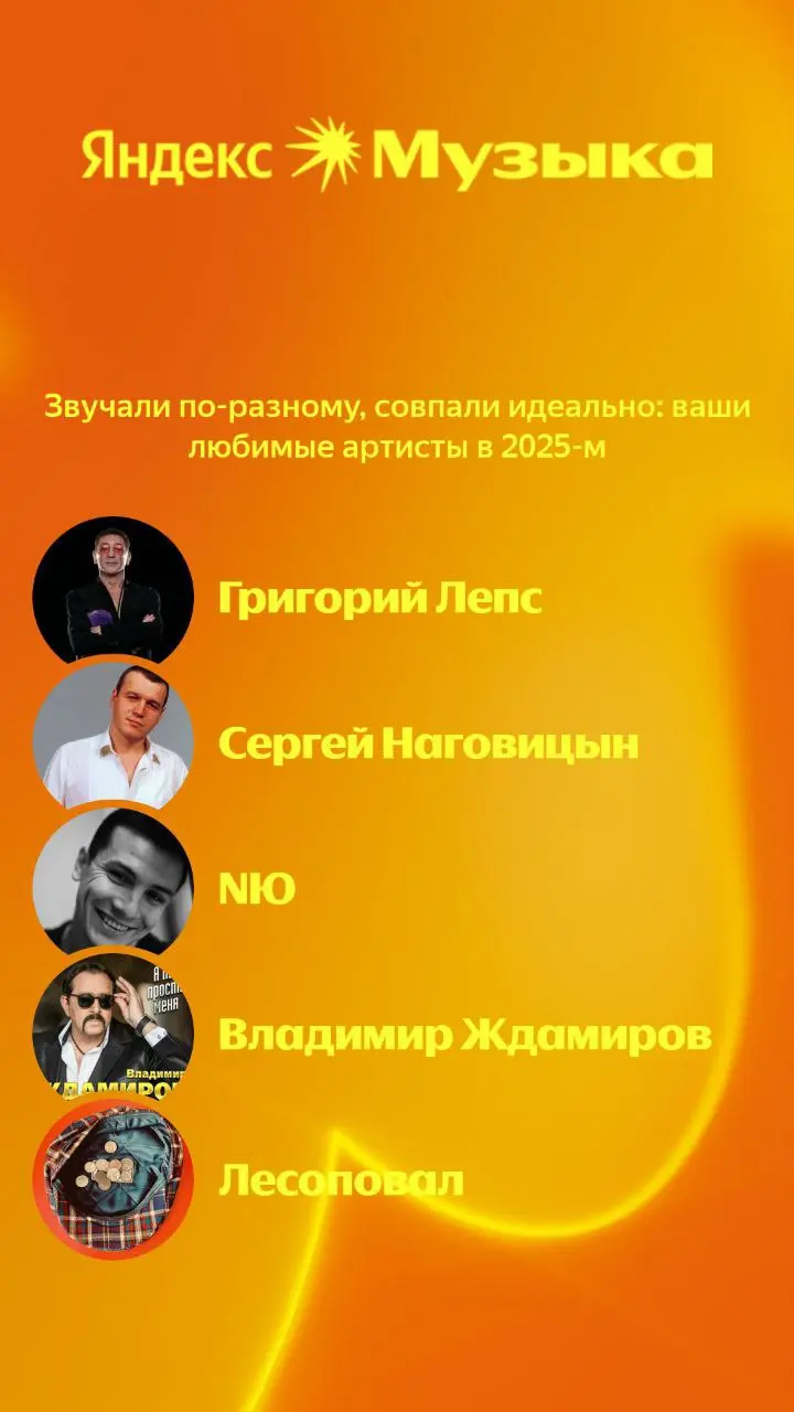 Очевидно, что я буду хорошим таксистом в провинции для вечерней аудитории. На чаевых поднимусь 🚀
Мне очень нравится распаковка итогов года в Я.Музыке | Сетка — социальная сеть от hh.ru