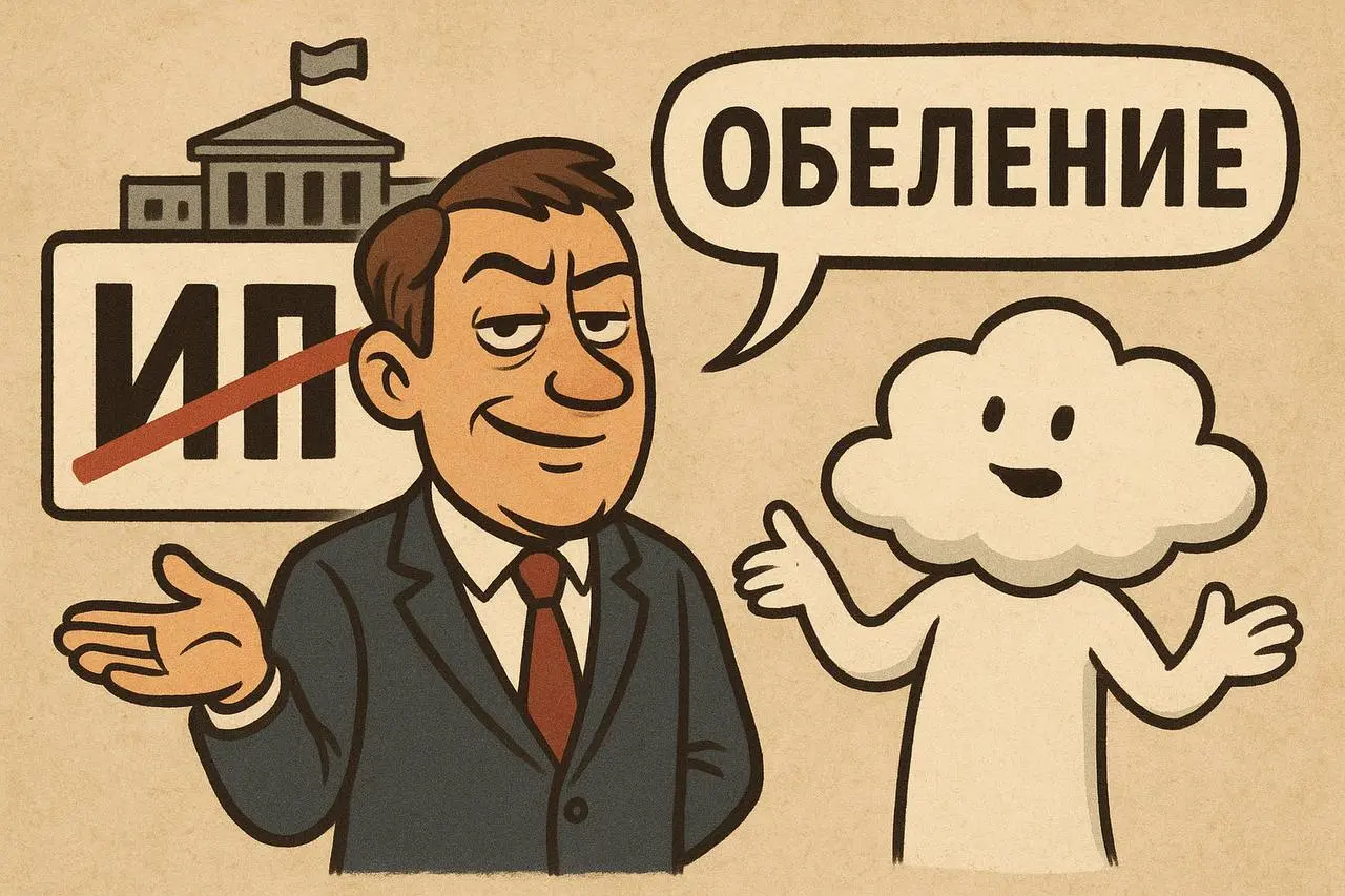 🚨Осенняя тоска сменилась зимним безумием! 🚨
Зачем нам ИП, если можно всё отменить? — новая серия сериала «Обелим экономику или умрём пытаясь»
В Госдуме снова включили режим «а что если…» и сообщили о ... | Сетка — социальная сеть от hh.ru