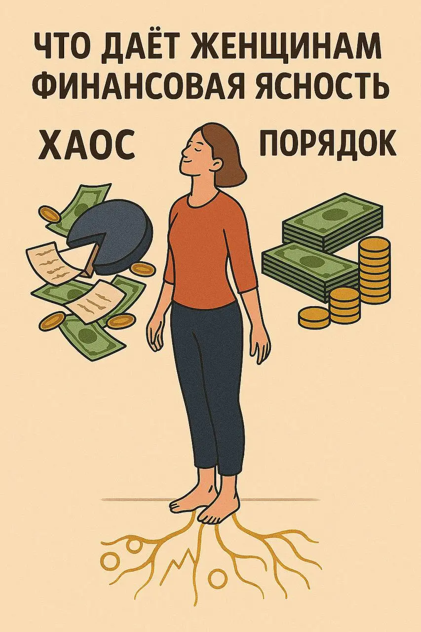 Что даёт женщинам финансовая ясность
Когда женщина знает, что творится в ее финансах —
у неё появляется спокойствие, уверенность и независимость | Сетка — социальная сеть от hh.ru