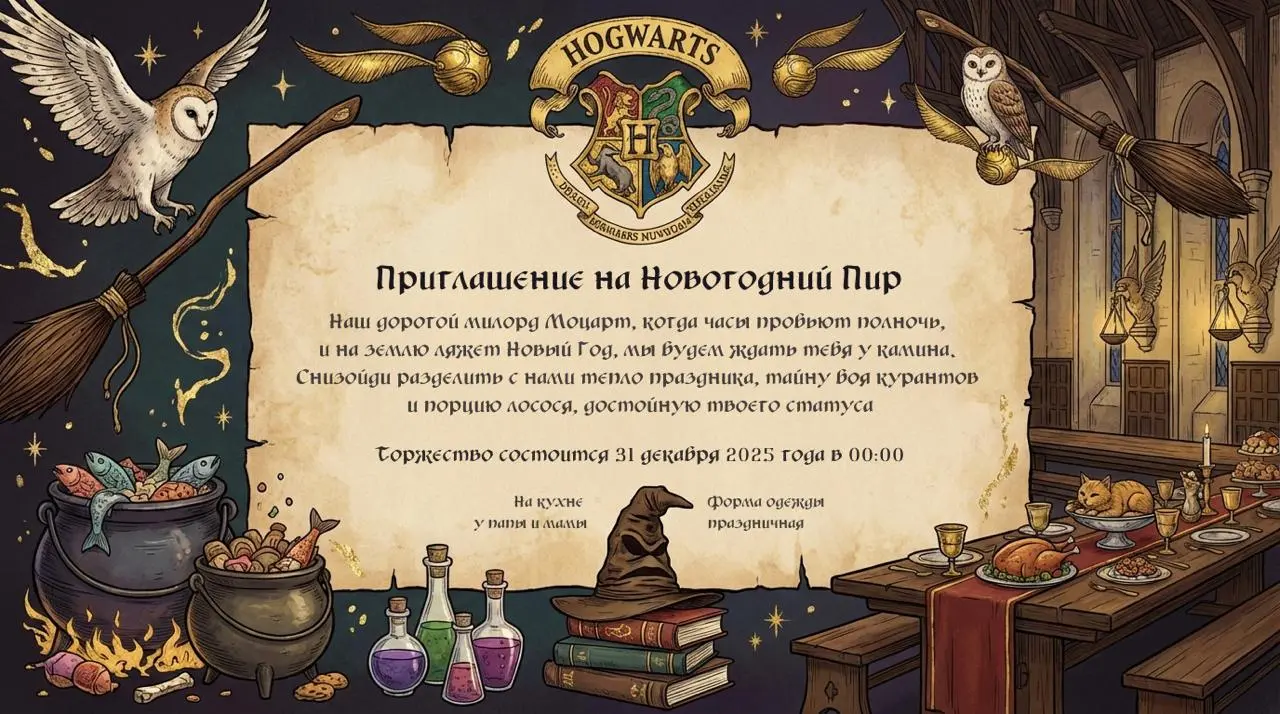 👀 Мне подарили ивент-календарь в стиле Хогвартса
Нужно каждый день стирать задание монеткой и выполнять
Я каждый раз фрустрирую, но делаю все равно
Например, первого числа я ходила в трусах цветах Гри... | Сетка — социальная сеть от hh.ru