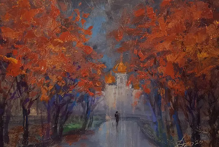 "Аллея октября". Картон, масло, 21/ 30, 2025.
#art #painting #живопись #картина #заказатькартину | Сетка — социальная сеть от hh.ru