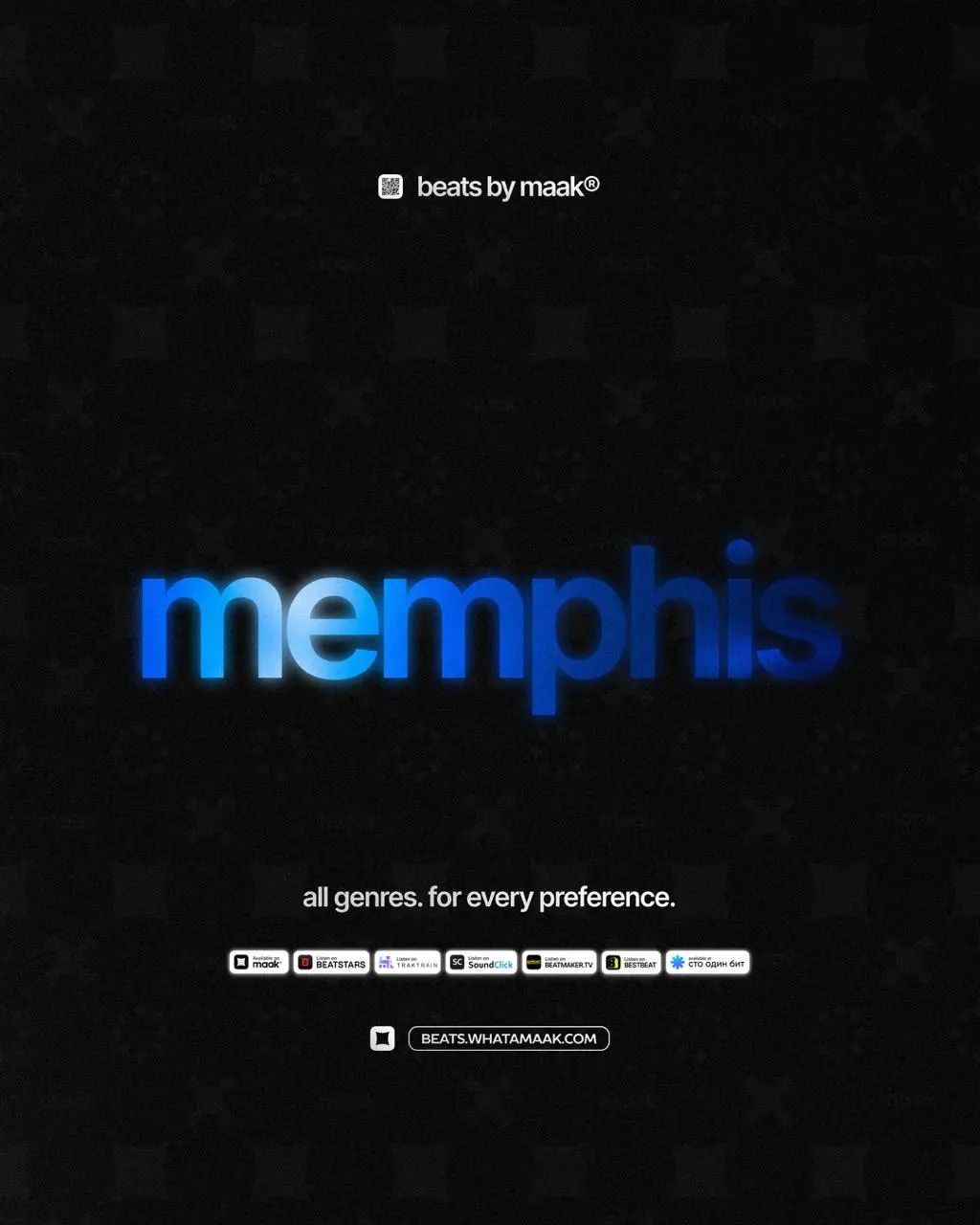 🎵 «Memphis биты» ╳ от maak®
ℹ️ В нашем каталоге более 400 различных аранжировок, в самых популярных жанрах, на любой вкус и предпочтения | Сетка — социальная сеть от hh.ru