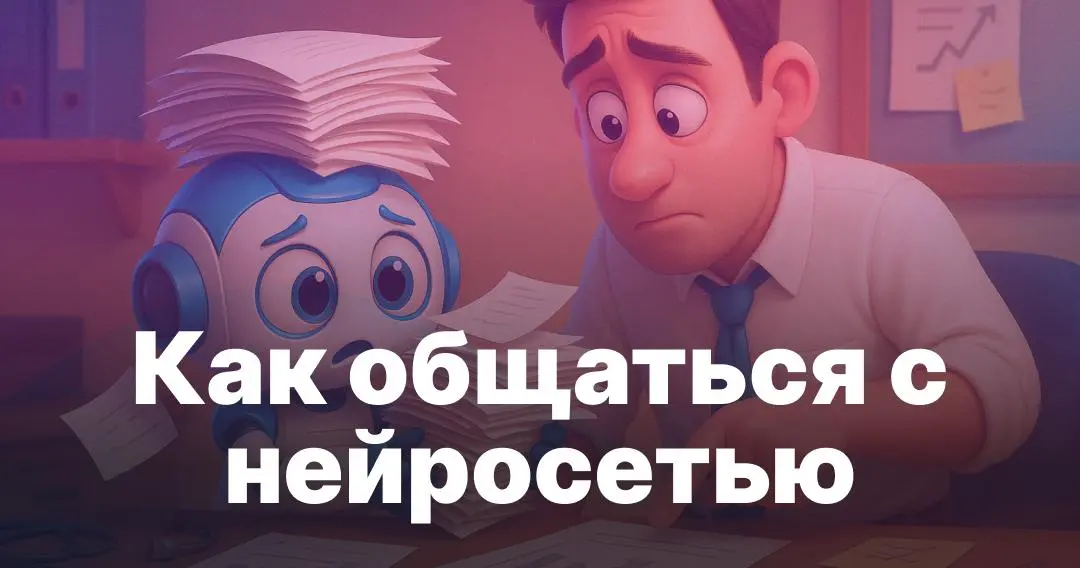 Как общаться с нейросетью
GPT‑шку надо воспринимать как ребенка. Или как очень старательного, но дичайше тупого сотрудника, которому лучше лишний раз ничего важного не доверять без контроля | Сетка — социальная сеть от hh.ru