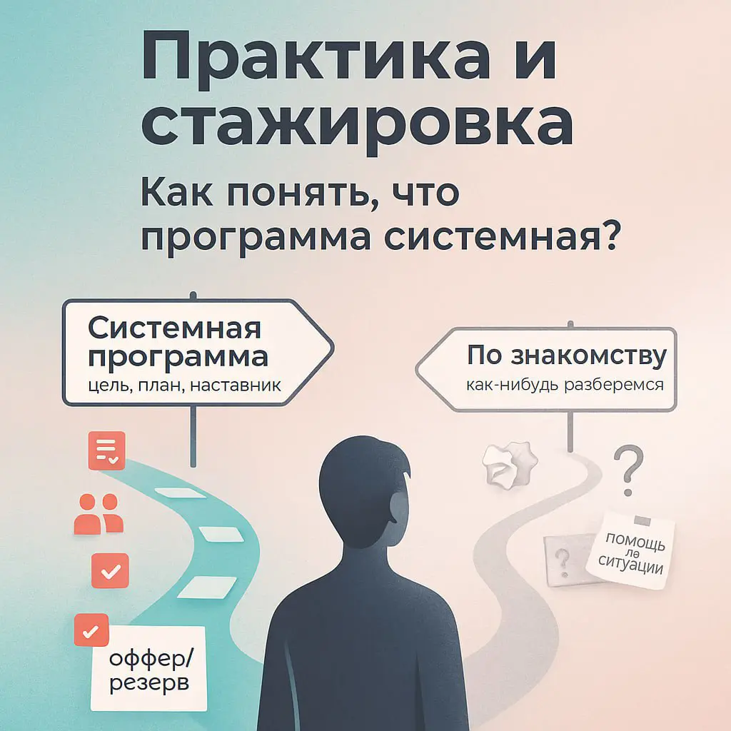 🌱 Начало карьеры — самый уязвимый этап. | Сетка — социальная сеть от hh.ru