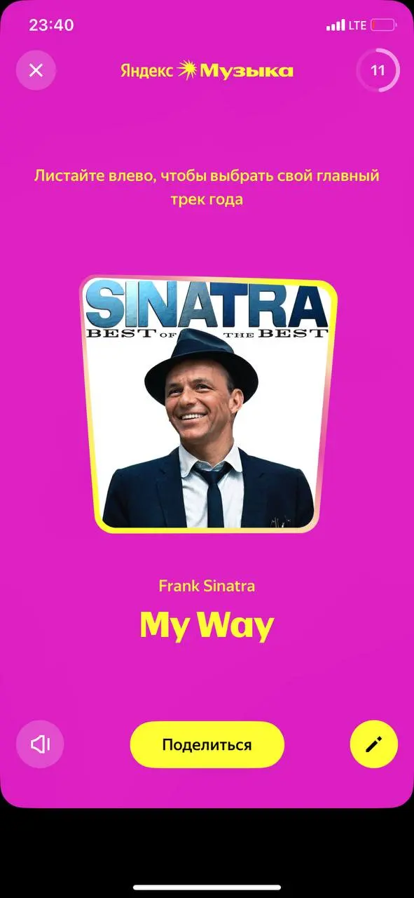 Распаковка от Яндекс Музыки. Синатра my way как вектор, Beautiful boys как вайб, диджитал инди кид как соул. И, да, учусь понимать себя и своё тело. Пора. | Сетка — социальная сеть от hh.ru