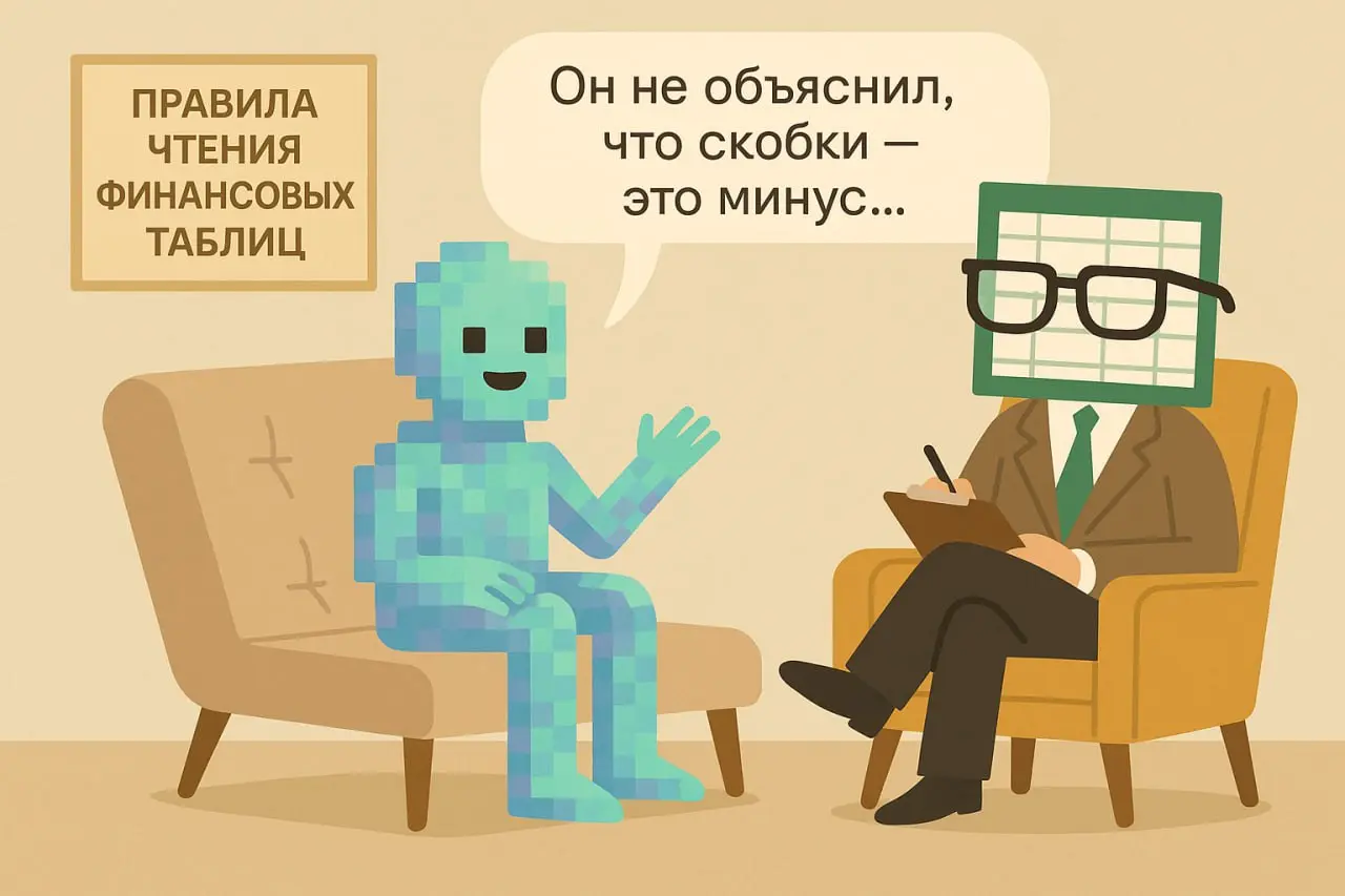🔥 Что делать, чтобы ИИ корректно "понял" ваш Excel
Вчера в подкасте я рассказала, почему нейросети «ломаются» на наших таблицах: они читают Excel линейно, не понимают финансовую семантику и не видят с... | Сетка — социальная сеть от hh.ru