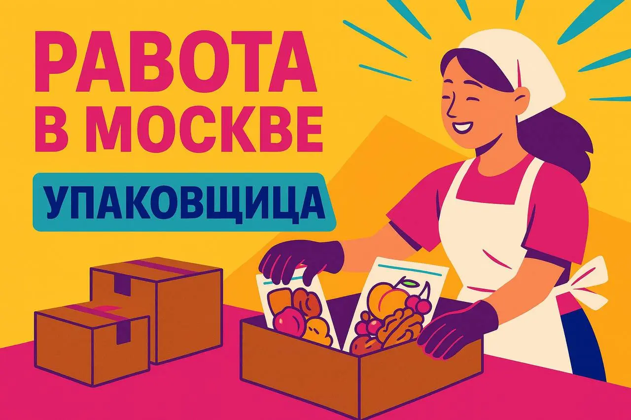 📝 Работа в Москве
📦 Ищем упаковщиц-фасовщиц
Упаковка сухофруктов и орехов 🌰🥜🍑🍒🍓🍍
🚉 Локация: м | Сетка — социальная сеть от hh.ru
