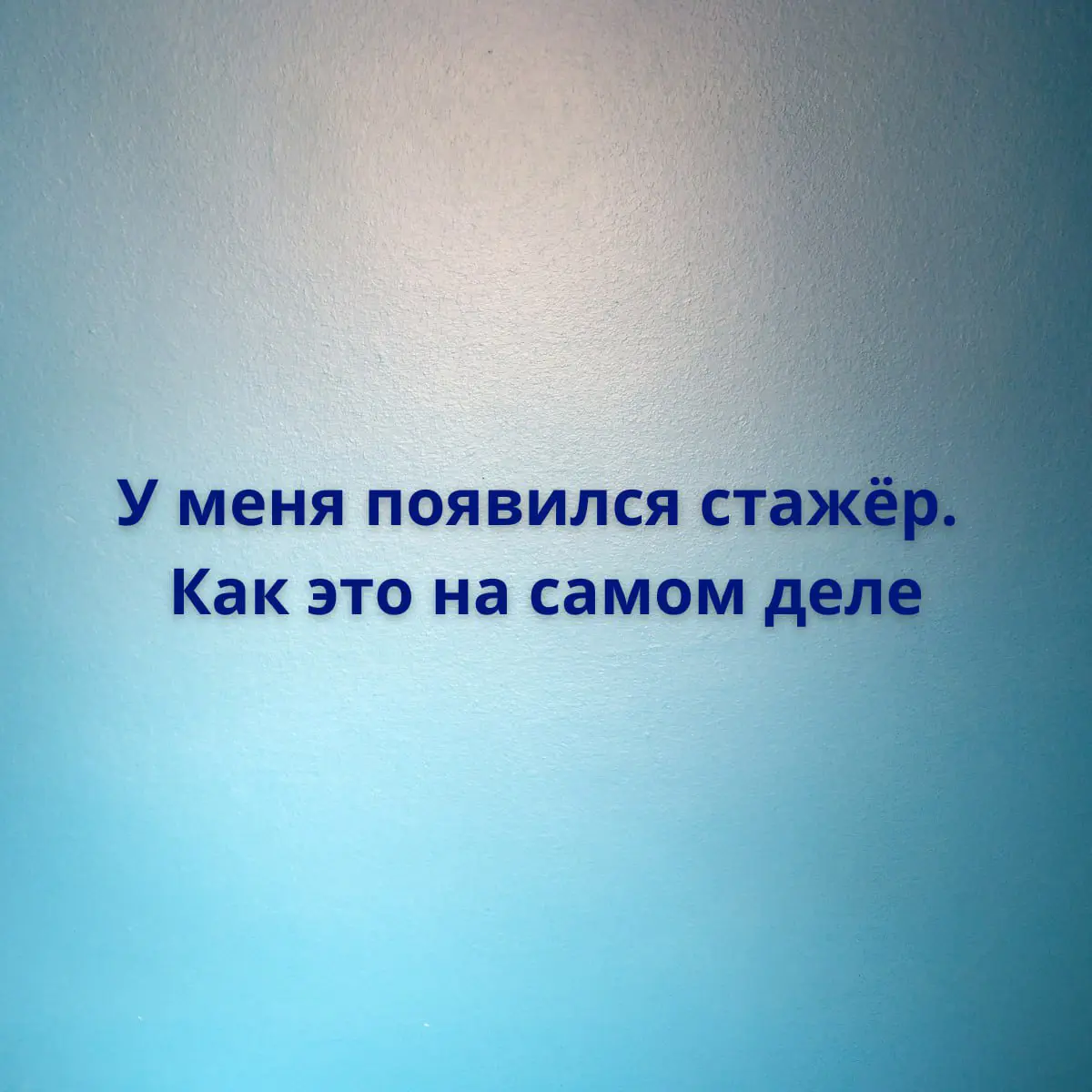 У меня появился стажёр. И я честно делюсь, как это. | Сетка — социальная сеть от hh.ru