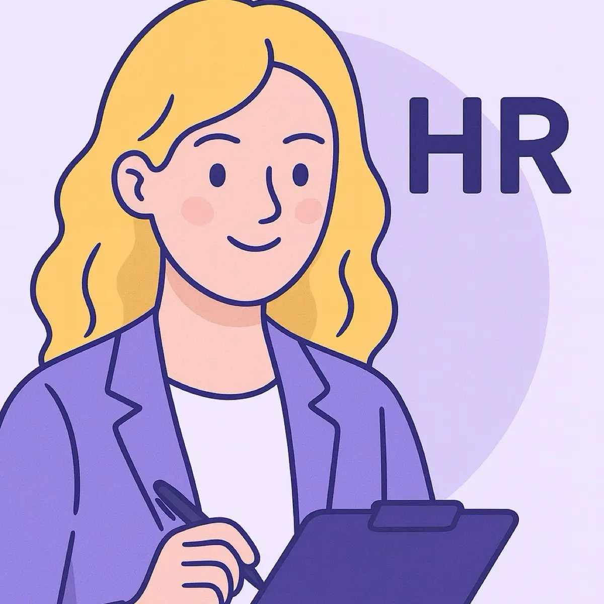 Блондинка в HR