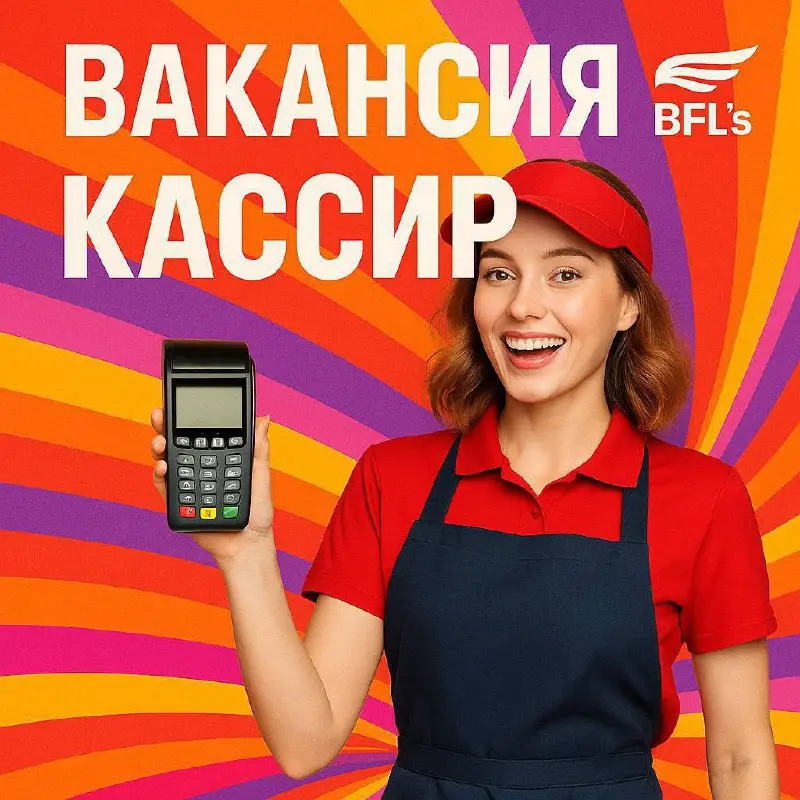 ✅ ВАКАНСИЯ | КАССИР-АДМИНИСТРАТОР
BFL’S «Улетные Крылья»
⸻
👩‍💻 Кого ищем:
Кассиров-администраторов
⸻
📌 Требования:
— Хороший русский язык
— Опыт не обязателен
— Энергичность, коммуникабельность
— Жела... | Сетка — социальная сеть от hh.ru
