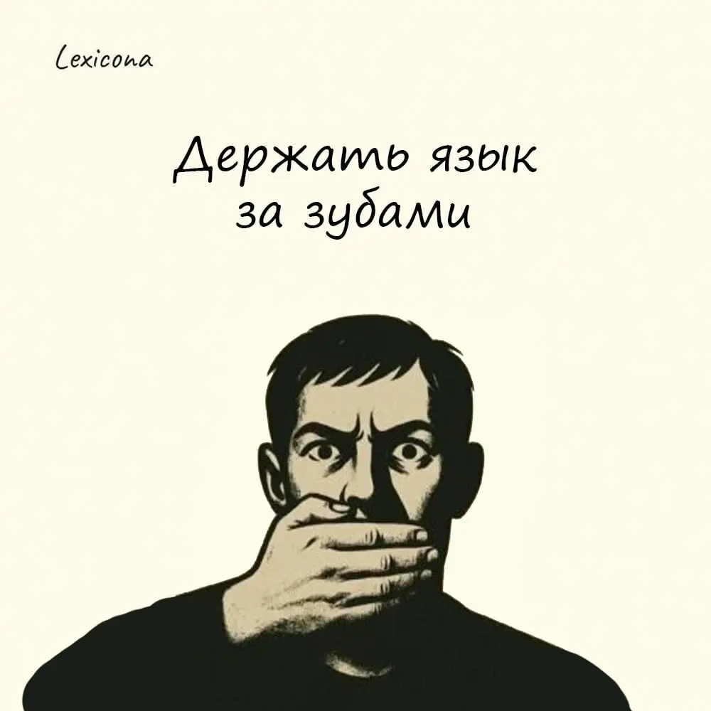 Держать язык за зубами
У этого выражения есть исторические корни | Сетка — социальная сеть от hh.ru