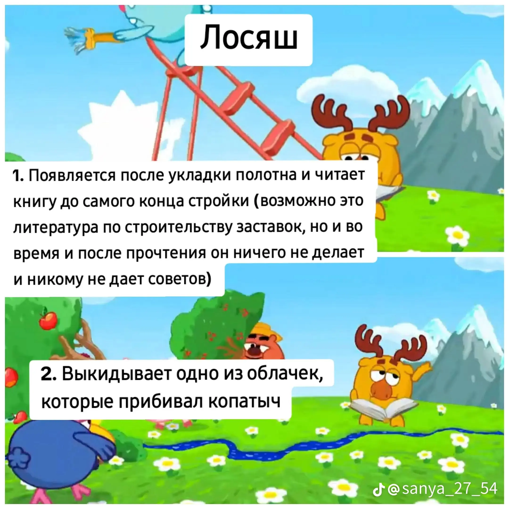 В ТикТоке подробно разобрали, кто и что конкретно делает во время заставки «Смешариков» | Сетка — социальная сеть от hh.ru