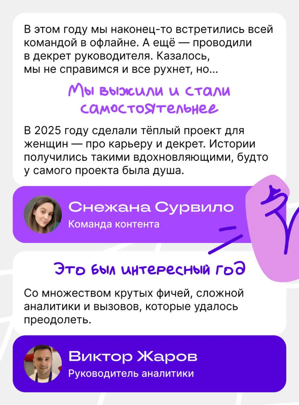 Как прошел ваш 2025-й? #спросисетку | Сетка — социальная сеть от hh.ru
