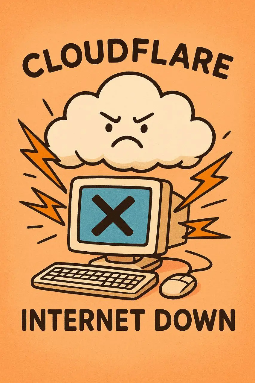 Когда пятница не чувствуется
По всей видимости так подумал дежурный админ Cloudflare во время проведения плановых технических работ и решил уйти домой пораньше, в результате почти треть глобальных инт... | Сетка — социальная сеть от hh.ru