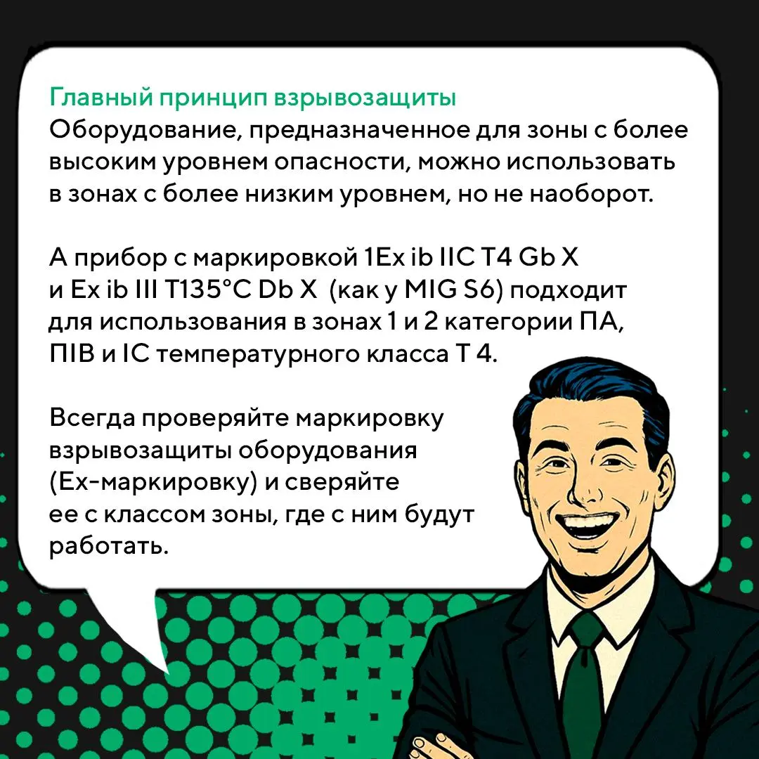 #пятничныйдвижMIG в эфире
Сегодня наш многоуважаемый коллега Леонид расскажет об одной из самых коварных ошибок на взрывоопасном производстве — использовании в зоне высокого риска оборудования, не пре... | Сетка — социальная сеть от hh.ru