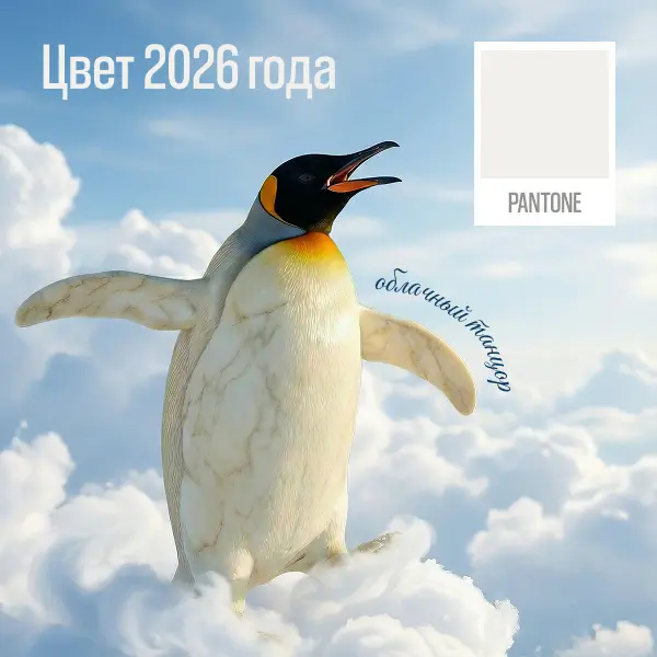 Цвет 2026 года «Облачный танцор» | Сетка — социальная сеть от hh.ru