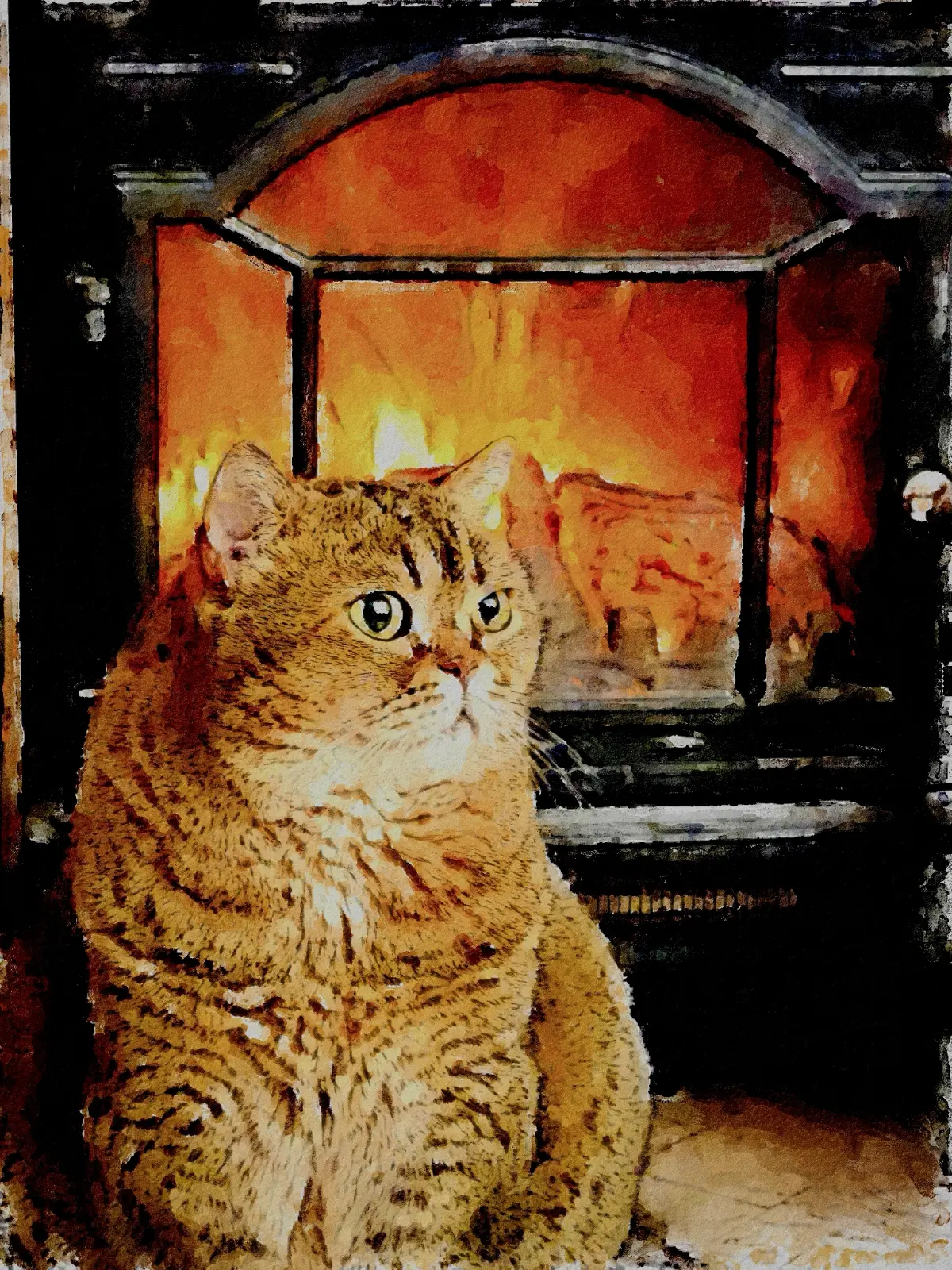 КОТ У КАМИНА 😸🔥 | Сетка — социальная сеть от hh.ru