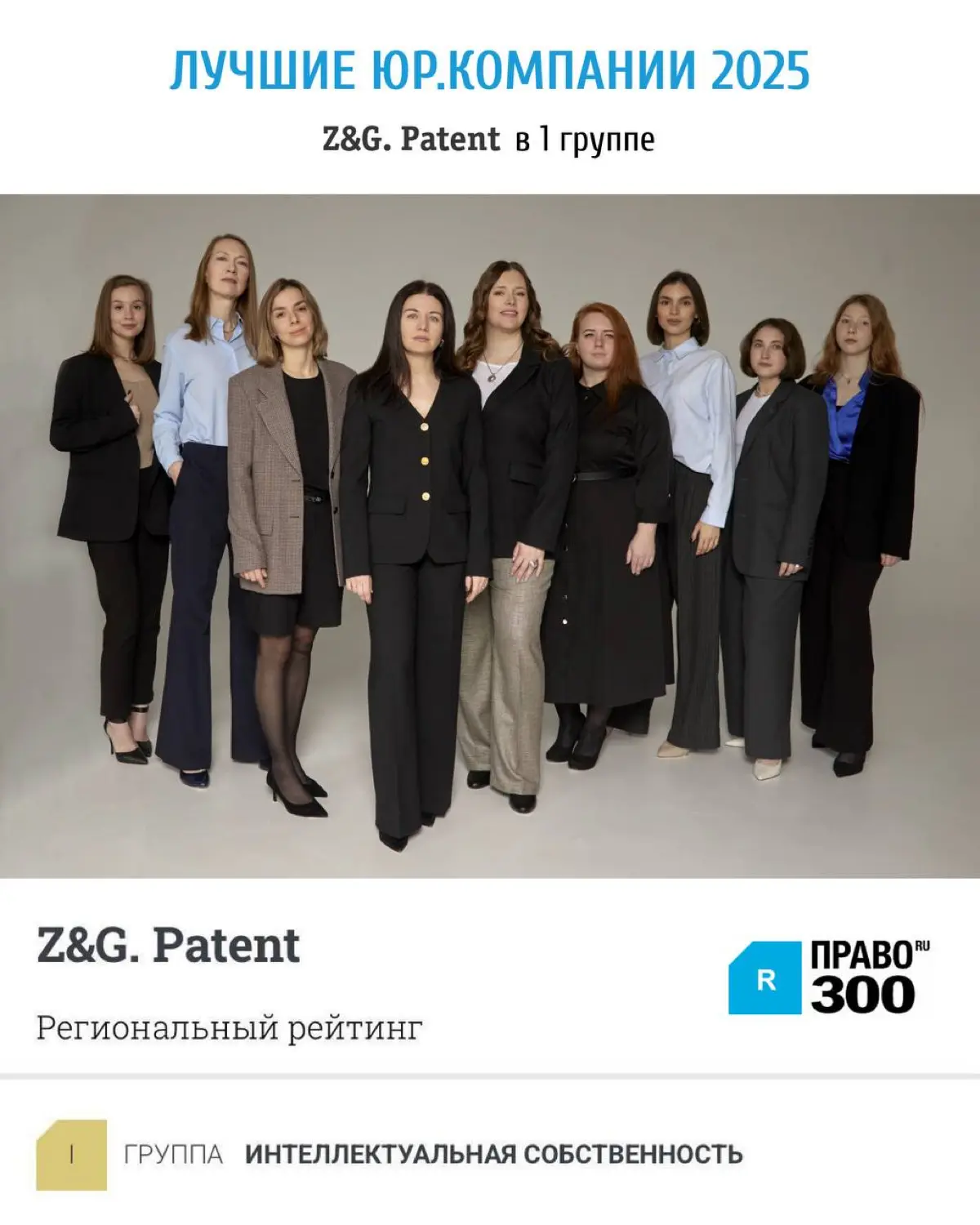 ⚡️ Названы ЛУЧШИЕ юридические компании рейтинга ПРАВО-300
2025 года и мы в I группе по ИС!
🏆Счастливы этой победе, впереди новые высоты!
Принимаем поздравления и гордимся нашими достижениями, командой... | Сетка — социальная сеть от hh.ru