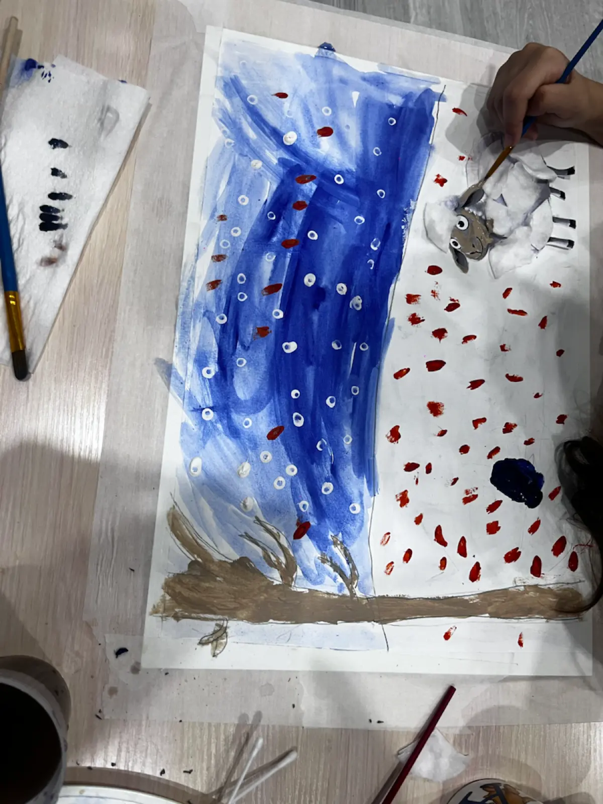 🎨 Творим под музыку: «Первый снег» с овечкой | Сетка — социальная сеть от hh.ru