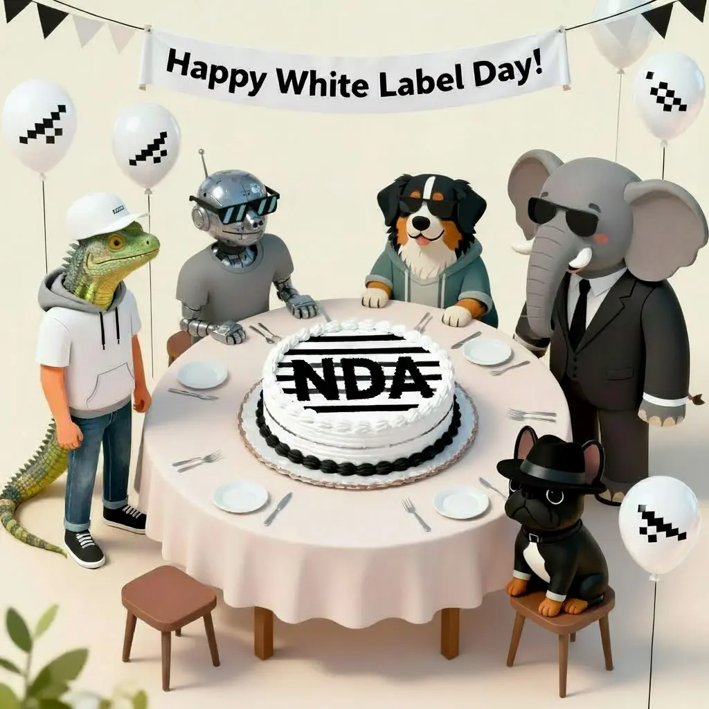 Воскресная открыточка на день разработчиков по white label. Такого дня в календаре почему-то нет, а хорошо бы был. | Сетка — социальная сеть от hh.ru