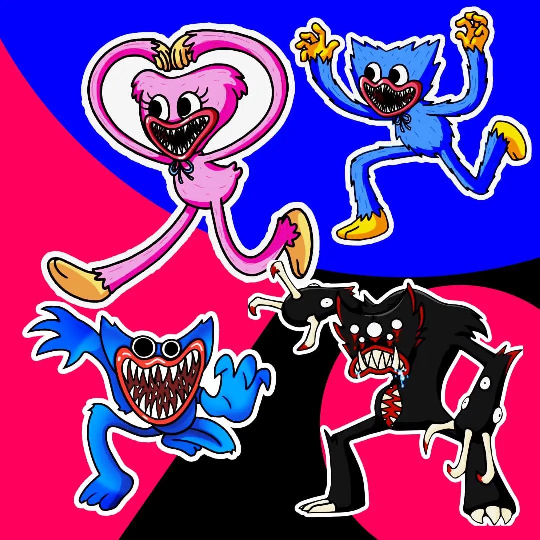 Дизайн стикер-пака «Хагги Вагги» | Сетка — социальная сеть от hh.ru