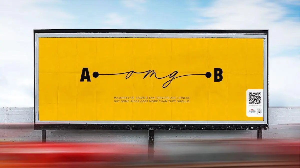 #минималколлекция: А и Б
Сегодня свежее и интересное прямо из Загреба, Хорватия.
В этой кампании город [Загреб] предупреждает, что в такси могут вас и надуть. Если вы не знаете, что чего стоит | Сетка — социальная сеть от hh.ru