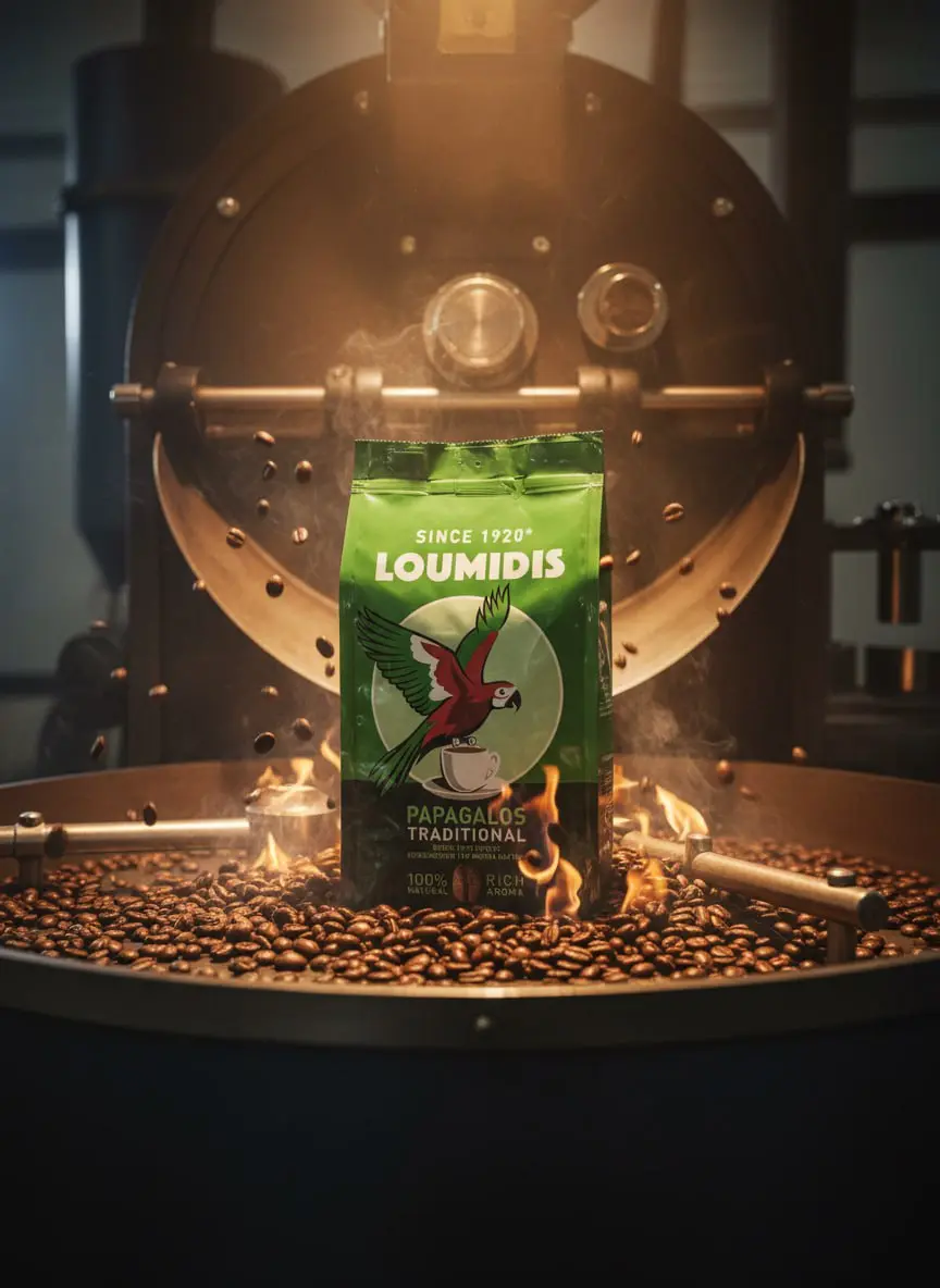 Карточка для растворимого кофе LOUMIDIS ☕️ Первое изображение, которое, вы видите на картинках к этому посту, это собственно референс заказчика. Однако, он не хотел,чтобы оформление было банальным | Сетка — социальная сеть от hh.ru