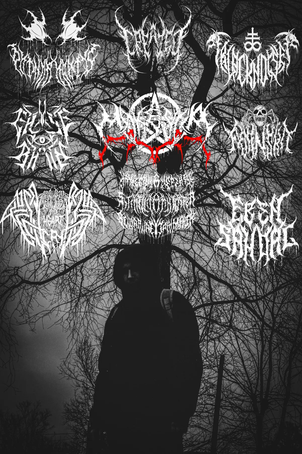Death metal logos. | Сетка — социальная сеть от hh.ru