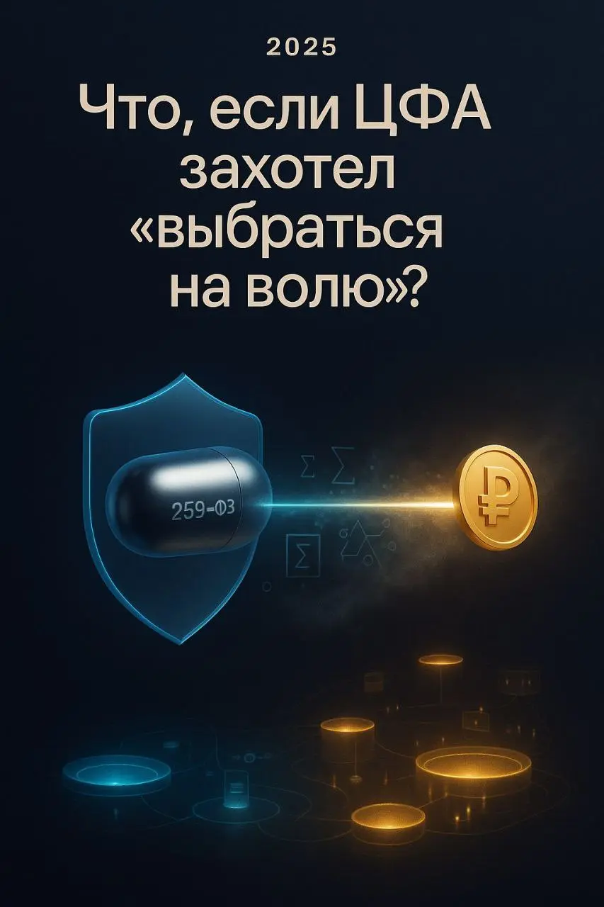 🤫Что, если ЦФА захотел «выбраться на волю»?
🥸Представьте: вы — регулируемый эмитент. У вас есть ЦФА, выпущенный по 259-ФЗ, с клиентами, проверками, отчётностью. Всё чинно, благородно, в рамках закона | Сетка — социальная сеть от hh.ru