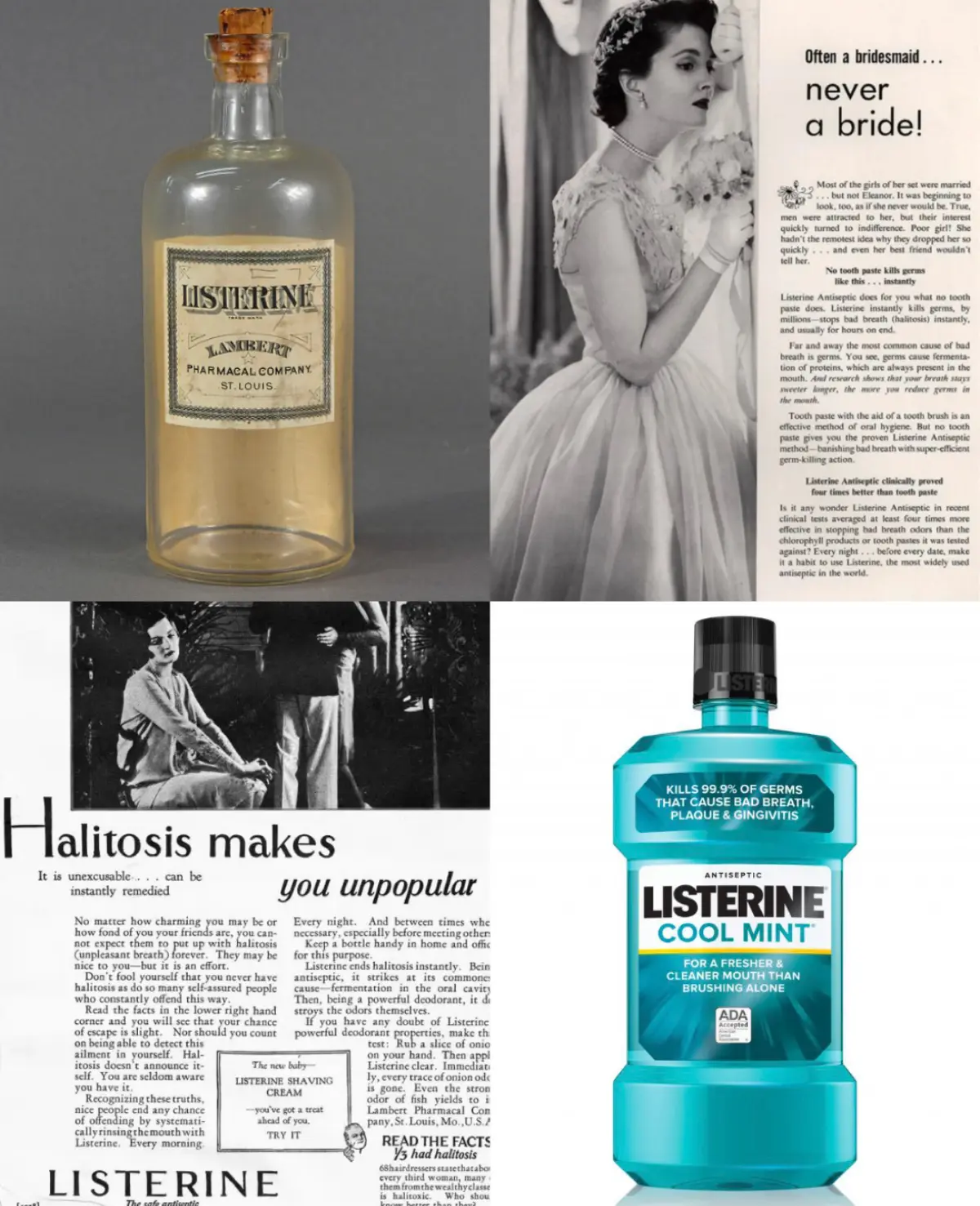 1920-е годы. Listerine , но это скучный антисептик. Его используют хирурги для дезинфекции ран, им моют полы в больницах | Сетка — социальная сеть от hh.ru