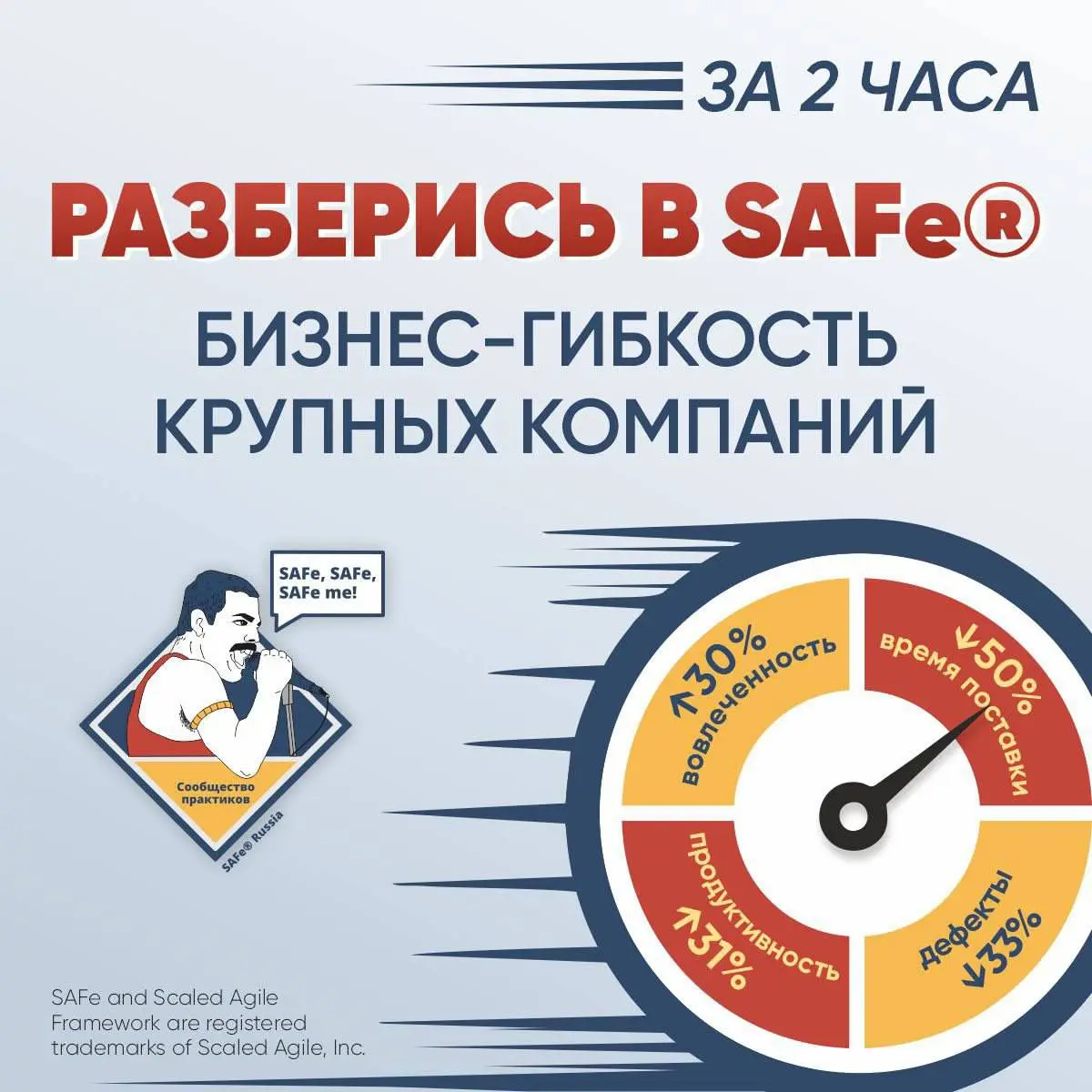 🚀Бесплатный семинар от Лидеров изменений: Обзор SAFe® 6.0 — стартует 17 декабря в 10:00 МСК.
➡️Для участия необходимо зарегистрироваться и получить ссылку с доступом к трансляции | Сетка — социальная сеть от hh.ru