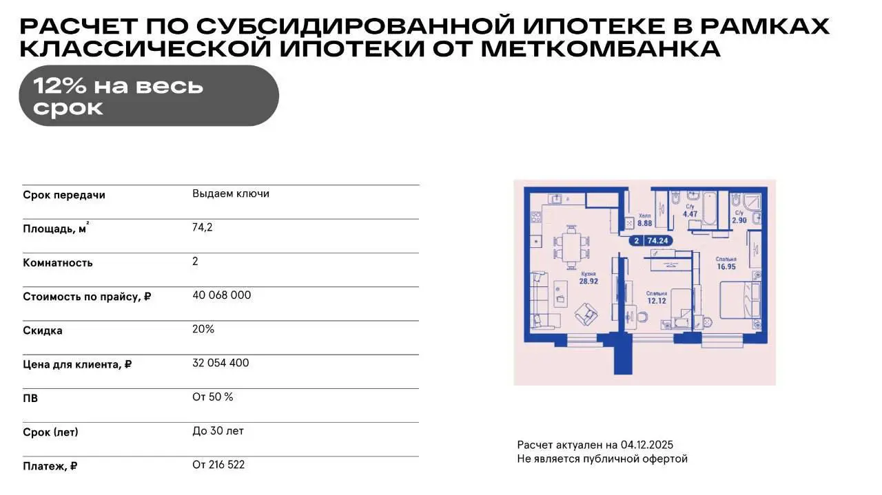 Ваша мечта о собственном жилье становится реальностью! 💫
Я подготовил персональные выгодные условия по семейной ипотеке (господдержка до 6%) и стандартной ипотеке с эксклюзивными ставками от топ-банко... | Сетка — социальная сеть от hh.ru