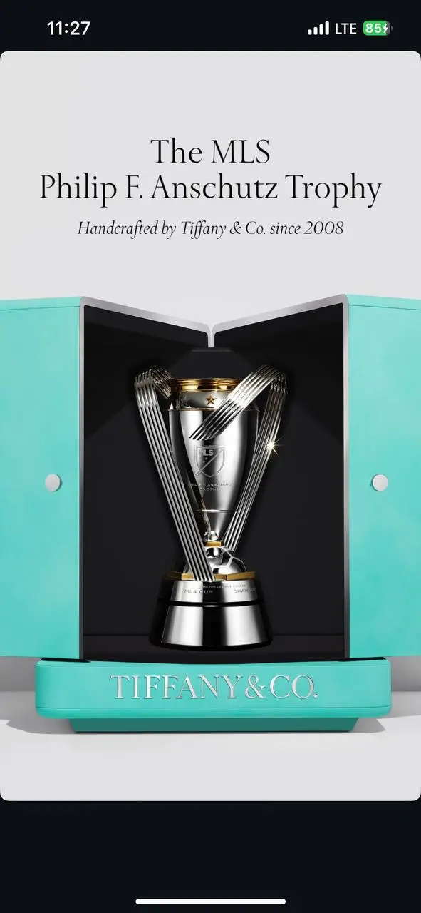 Вы знали что Тиффани создает кубки для MLS [«Высшая лига футбола»— профессиональная футбольная лига, высший дивизион системы футбольных лиг в США и Канаде.] | Сетка — социальная сеть от hh.ru
