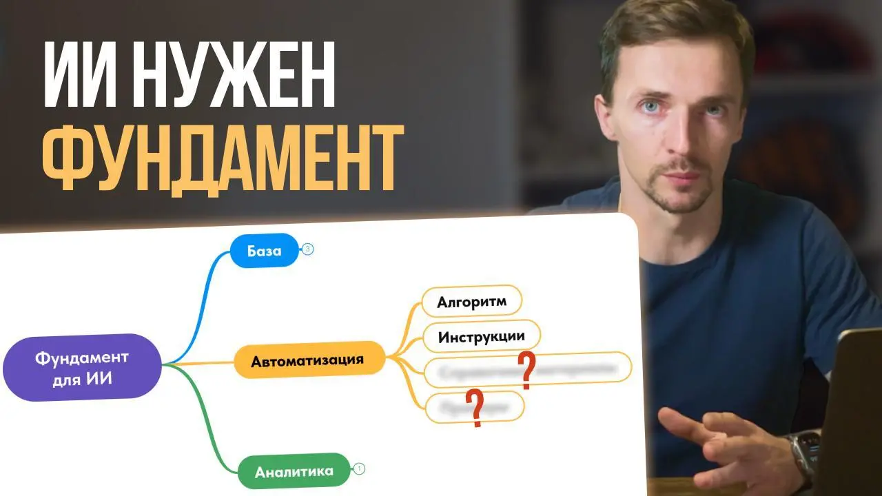 Сегодня публикуем новый ролик на YouTube про причины провала при внедрении ИИ в бизнес.
Помогите выбрать название. Для контекста отправляю варианты превью | Сетка — социальная сеть от hh.ru